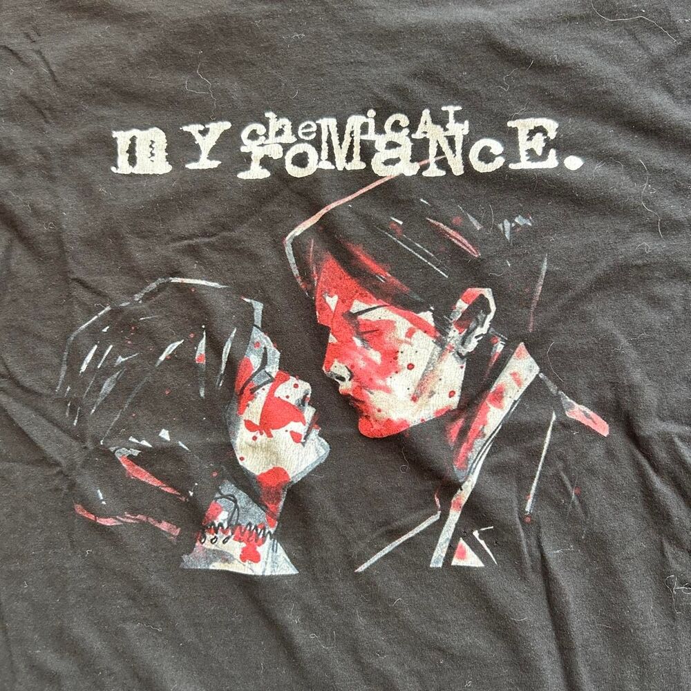 My Chemical Romance band tee Y2K graphic super boxy fit tee shirt